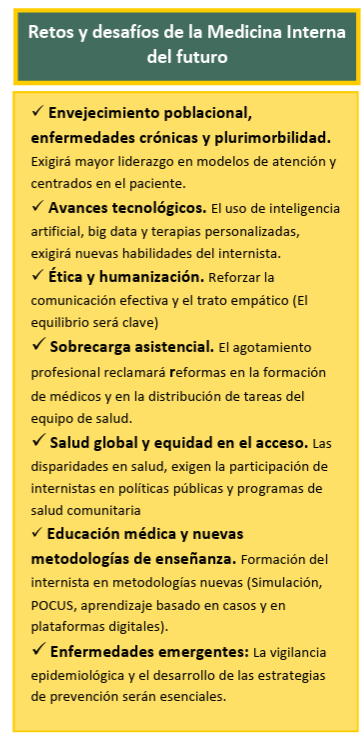 Retos y desafíos de la medicina interna